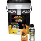 Nulon Apex+ 5W-40 Engine Oil 20L + Diesel Engine Treatment & Injector Cleaner