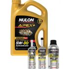 Nulon Apex+ 5W-30 Engine Oil 5L + Turbo Cleaner, Treatment & Extreme Clean
