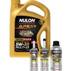 Nulon Apex+ 5W-30 Engine Oil 7L + Turbo Cleaner, Treatment & Extreme Clean
