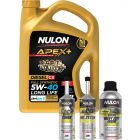 Nulon Apex+ 5W-40 Engine Oil 7L + Turbo Cleaner, Treatment & Extreme Clean