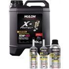 Nulon X-Protect 15W-40 Engine Oil 10L + Turbo Cleaner, Treatment & Extreme Clean