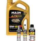 Nulon Apex+ 10W-40 Engine Oil 6L + Octane Booster, Treatment & Extreme Clean