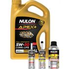 Nulon Apex+ 5W-30 Engine Oil 6L + Octane Booster, Treatment & Extreme Clean
