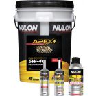 Nulon Apex+ 5W-40 Engine Oil 20L + Octane Booster, Treatment & Extreme Clean
