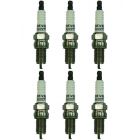 6 x Denso HP Nickel Twin Tip TT Spark Plugs XU22TT