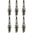 6 x Denso Nickel Spark Plugs K20PR-L11