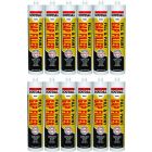 12 x Soudal Fill and Paint Gap Filler Joint Sealant White 300ml