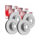 Protex Ultra Front & Rear Disc Brake Rotors