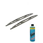 Bosch Wiper Blade Set 530/530mm + Windshield Washer Fluid