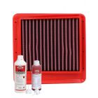 BMC Air Filter FB01184 + Aerosol Oil & Washing Kit