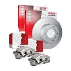 Protex Ultra Front Disc Rotors + Disc Calipers