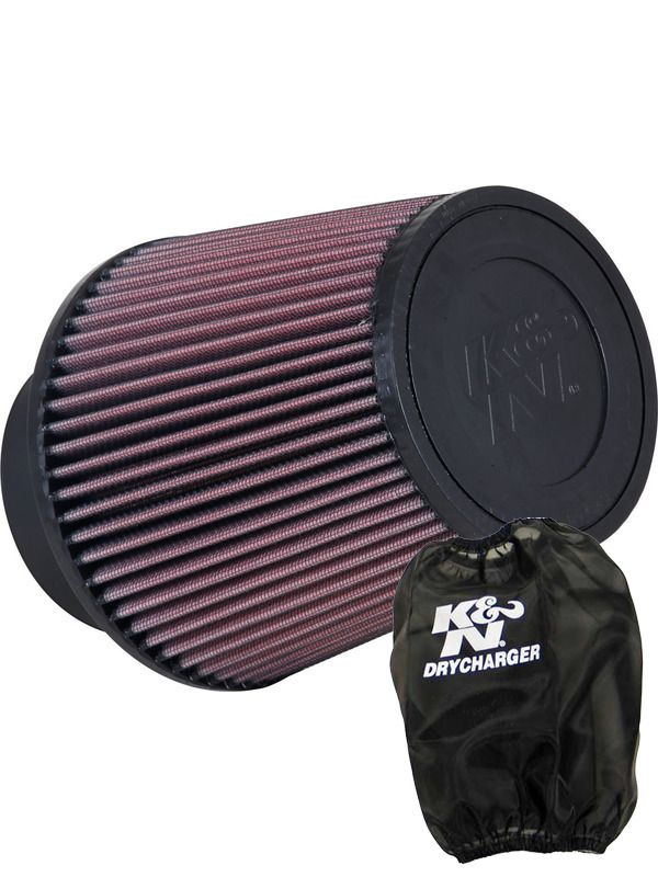 Buy K&N Round Tapered Clamp-On Air Filter RE-0950 + Filter Wrap  RLK-KNN-2355 Online