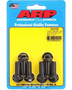 ARP Motor Mount Bolt Kit Hex Head SB/BB & V6 Chev Black