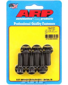 ARP Motor Mount Bolt 12PT GM LS Series Bracket To Block 6PK Black