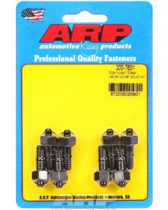 ARP Valve Cover Stud Hex Nut suit Stamped Steel Covers 8PK Black