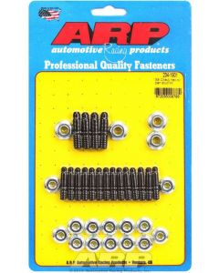 ARP Oil Pan Stud Hex Nut SB Chev w/ Standard 2pc Pan Gasket Black