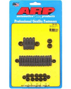 ARP Oil Pan Stud 12PT Nut SB Chev w/ Standard 2pc Pan Gasket Black