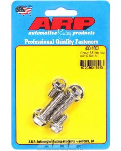 ARP Fuel Pump Bolt Kit Hex Head Stainless suit SB/BB Chev