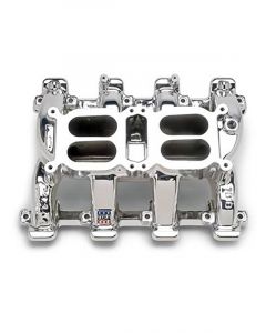 Edelbrock Air-Gap Dual-Quad Intake Manifold Chevy LS1-LS6 Endurashine