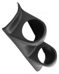 Auto Meter Gauge Pod Dual 2 1/16" Black ABS For Use On Acura®