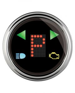 Auto Meter Shift indicator Gauge Prndl Plus 2 1/16" Round Dash Mount Led …