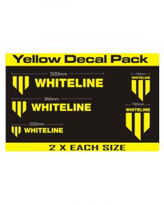 Whiteline W-Whiteline Decal Pack - Yellow
