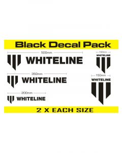 Whiteline W-Whiteline Decal Pack - Black