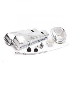 RPC Engine Dress Up Kit, (Chrome) With Short Valve, Covers, Suit S/B Ch…