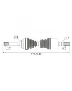Protex CV Driveshaft