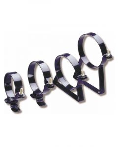 Nitrous Oxide Systems NOS Nitrous Bottle Brackets, Steel, Black Powd