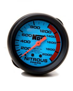 Nitrous Oxide Systems NOS Gauge, Nitrous Pressure, 0-1,500 Psi, 2 5/