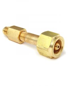 Nitrous Oxide Systems NOS Nitrous Bottle Nut, Steel, Nickel Plated,