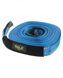 Hulk 4x4 Winch Extension Strap 50mm X 20M Blue Poly 5000Kg