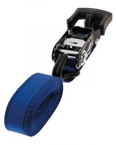 Hulk 4x4 Qty 4 Heavy Duty Ratchet Tie Down Straps 6.65M X 38mm Blue