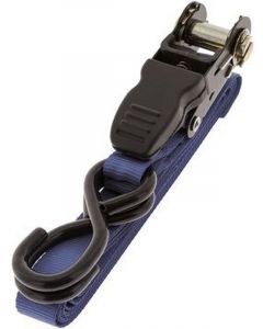 Hulk 4x4 Qty 4 Heavy Duty Ratchet Tiedown 4.5M 270Kg Lashing 25mm Blue