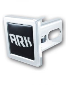 ARK Hitch Receiver Cover Black Ark Logo - Spring Clip Secures Cover