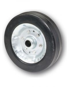 ARK 8" Solid Rubber Jockey Wheel With Steel Rim