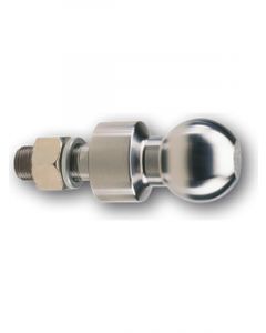 ARK Chrome Tow Ball 2,000Kg 1" Hi Rise Shank Size 7/8" X 51mm Bulk Pack