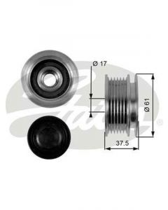 Gates Alternator Decoupler Pulley