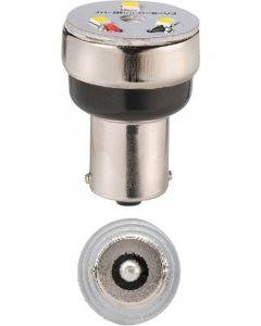 Narva Reverse Alert Fixed Output Reversing Alarm w/12V Ba15S LED Globe