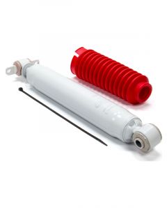 Rancho Steering Stabilizer, White, Includes Red Boot, Single, Each