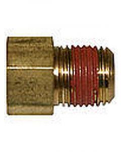 Wilwood Fittings Brake Brass Male 1/8 In. Npt To Female 3/8 In.-24 T
