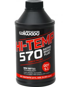 Wilwood Hi-Temp 570 Racing Brake Fluid Dot 5.1 12Oz Bottle