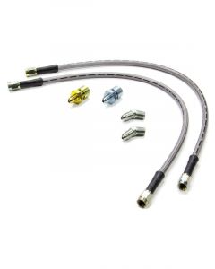 Wilwood Brake Lines Flexline Braided Stainless Steel Ford Front Pair