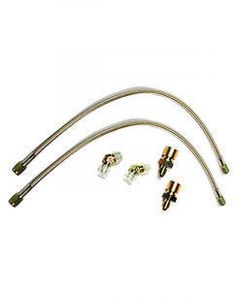Wilwood Brake Lines Flexline Braided Stainless Steel Ford Front Pair