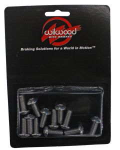 Wilwood Brake Rotor Bolts Stainless Steel Natural 5/16-18 In. Threa