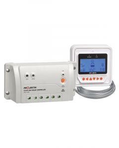 Projecta 3 Stage Auto 12/24V 20 Amp Solar Charge Controller with Meter