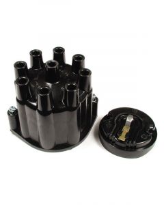 Accel Cap and Rotor Kit Socket Style Brass Terminals Clamp Down Tan N