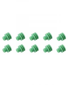 Aeroflow Weathertight Wire Seal Green Pack Of 10