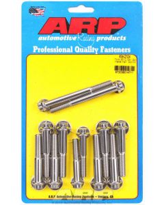 ARP Ford 351W Performer Rpm Airgap Intake Bolts, Stainless, 12-Pt